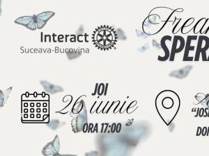 Sucevenii sunt invitați la un spectacol cu scop umanitar la universitate, pentru a ajuta o adolescentă cu limfom Hodgkin
